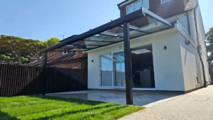 Contemporary Glass Veranda in Dunstable, Bedfordshire